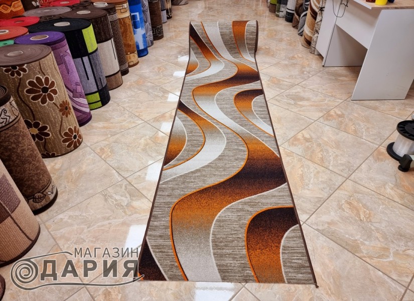 Мокетена пътека ERIKA 8012 beige/orange